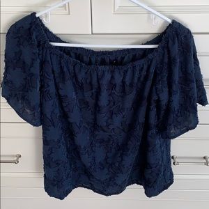 Banana Republic flutter sleeve shirt